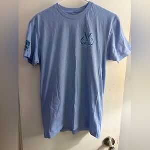 Men's Blue Graphic T-Shirt